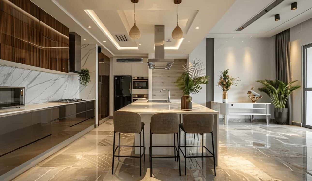chairs and table in Beautiful Kitchen
