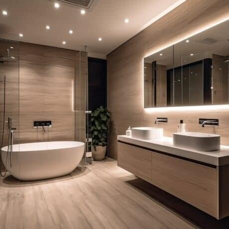 Walk-In Shower to Tub Conversion
